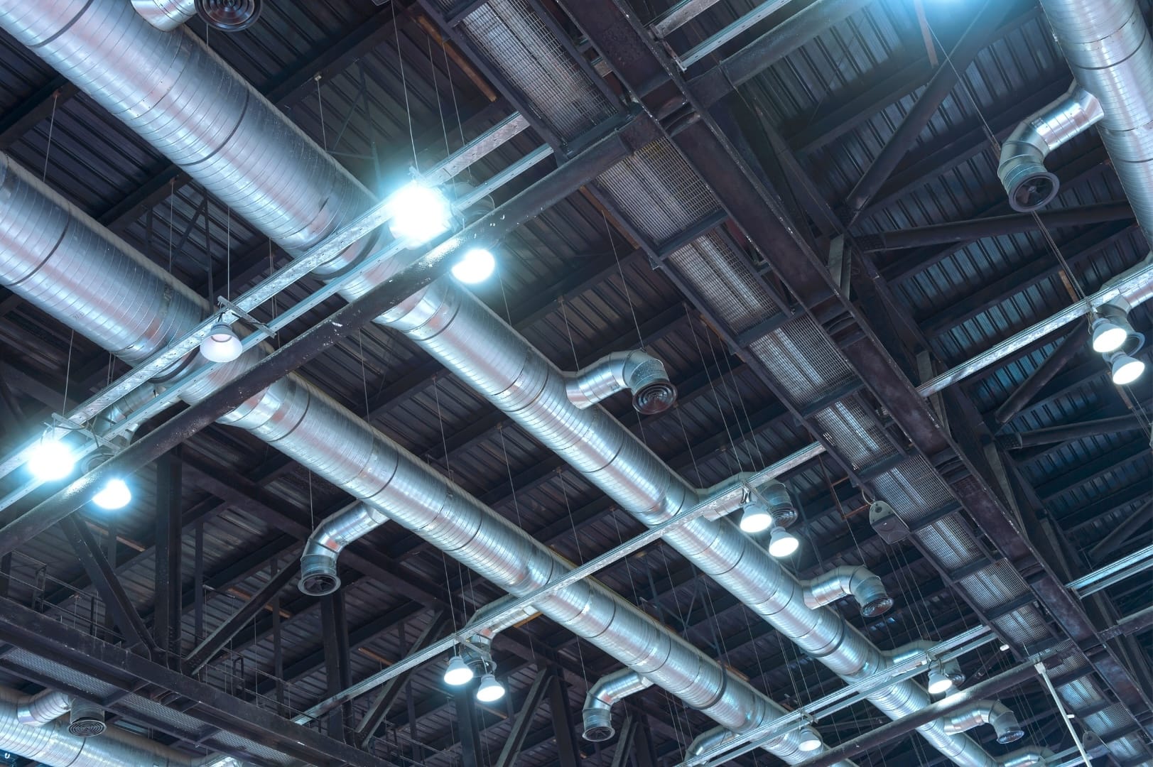 Industrial ventillation installation