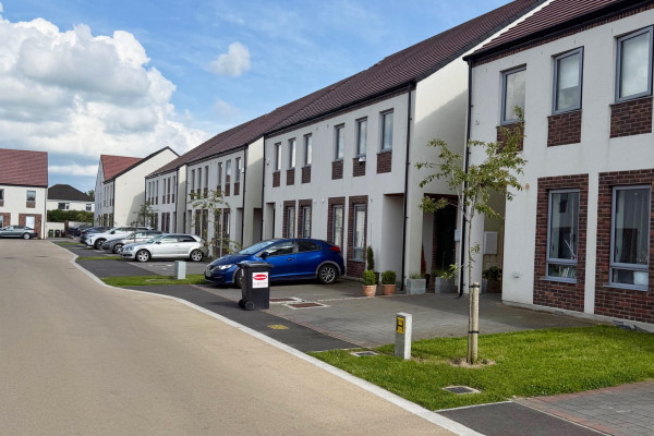 Large scale housing estate plumbing and heating installation completed in Castle Street, Ashbourne