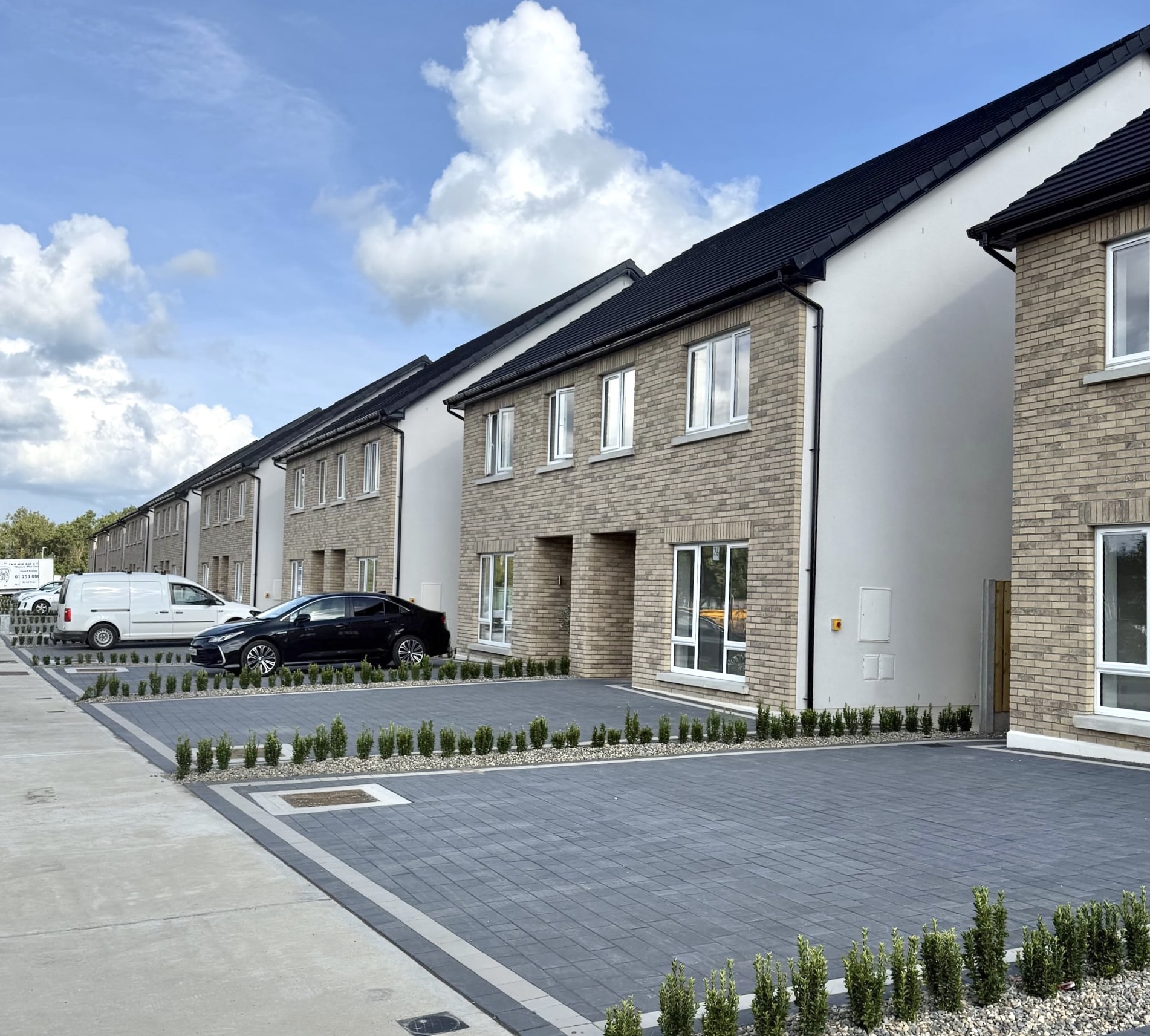 Residential housing estate plumbing and heating installation delivered in Milltown Manor, Ashbourne, Co Meath